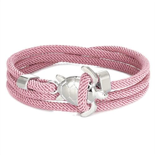 2026 Ocean Series Multi-turn Adjustable Nautical Rope Bracelet Couple Beach Style Jewelry
