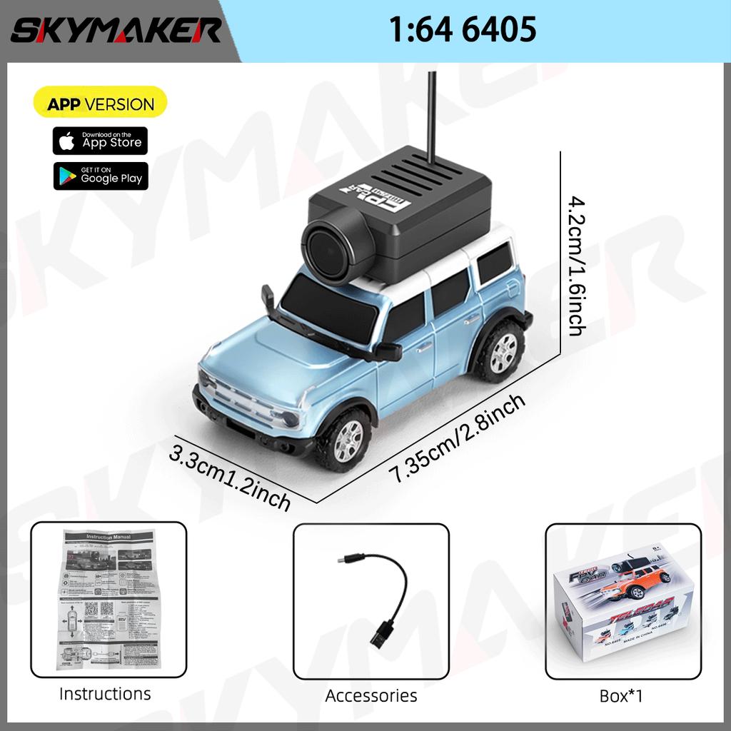 Wltoys Mini Fpv App Control Car 1:64 Mini Remote Control Camera Car 2.4Ghz Led Ambient Lights Mini Rc Car Toys For Boys Gift