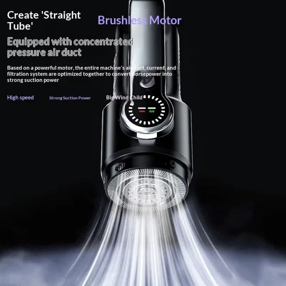 High-power Car Vacuum Cleaner Cordless Mini Handheld Vacuum Cleaner  Vehicle