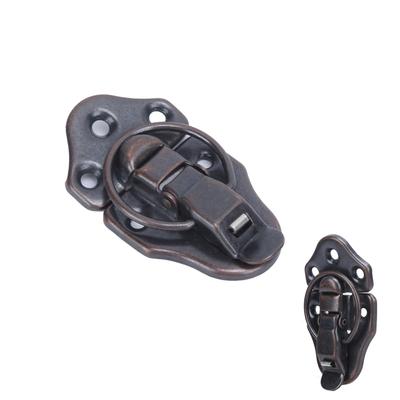5 Sets Hasp Antique Alloy Toolbox Hardware Lock for Small Object Boxes Dollhouses Toolboxes