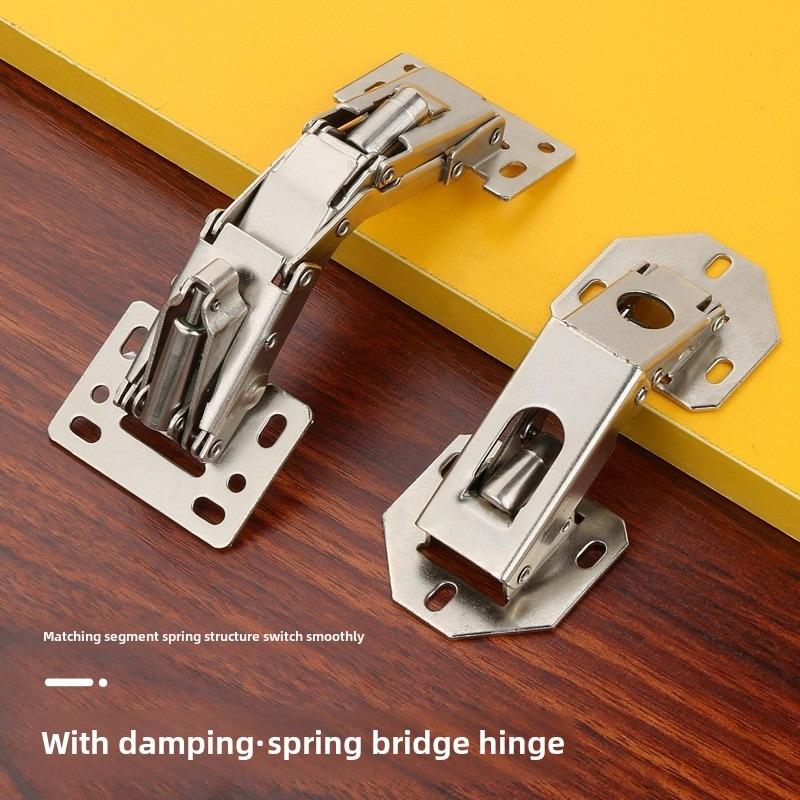NORMAL Cabinet Hinge 90/150/170 Degree No-Drilling Hole Cupboard Door Hydraulic Hinges Soft Close With Screws Furniture Hardware