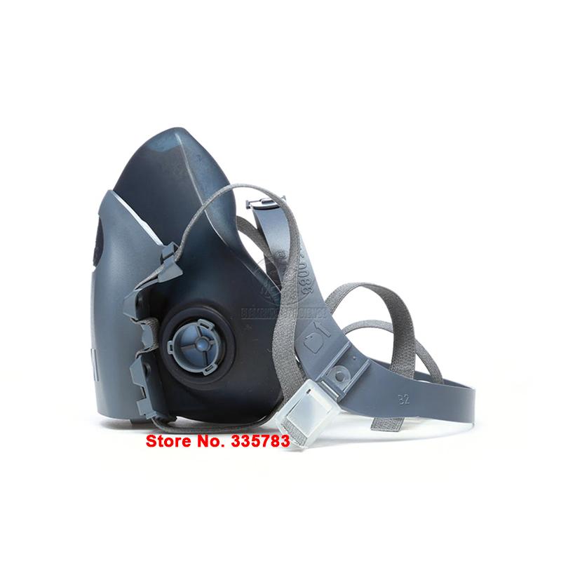 Neue 7503 Atemschutzmaske große Größe L Silicagel Original Sprühfarbe Pestizid Schutzmaske Geeignet für 6001/2091 Filter