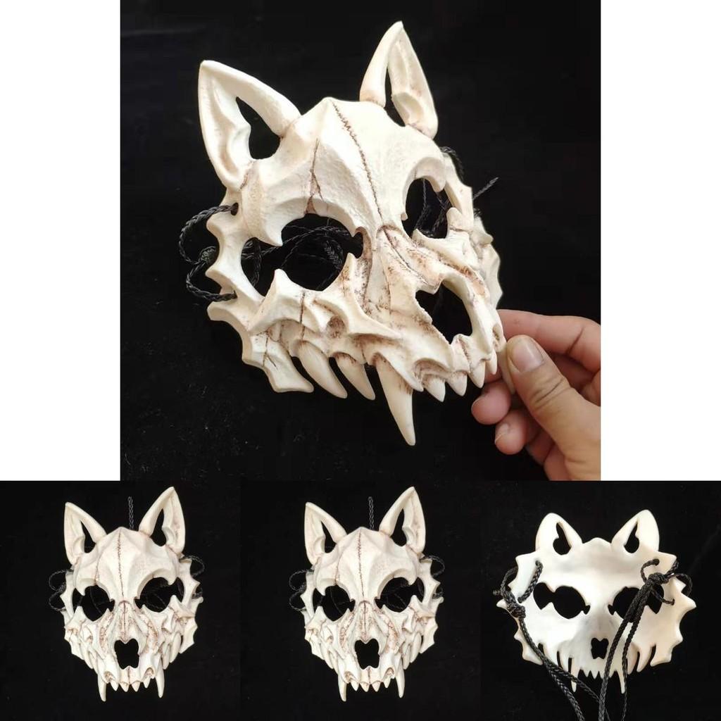 Unique Japanese Anime Inspired Wolf Mask For Halloween Cosplay Fun Festival Events