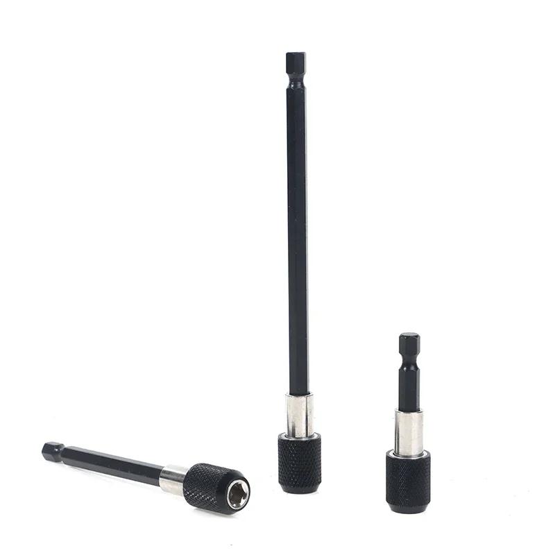 Extension Bar 1/3PCS Magnetic Bit Holder Extension 60mm 100mm 150mm 1/4 Inch Hex Shank Quick Release Screwdriver Bit Holder