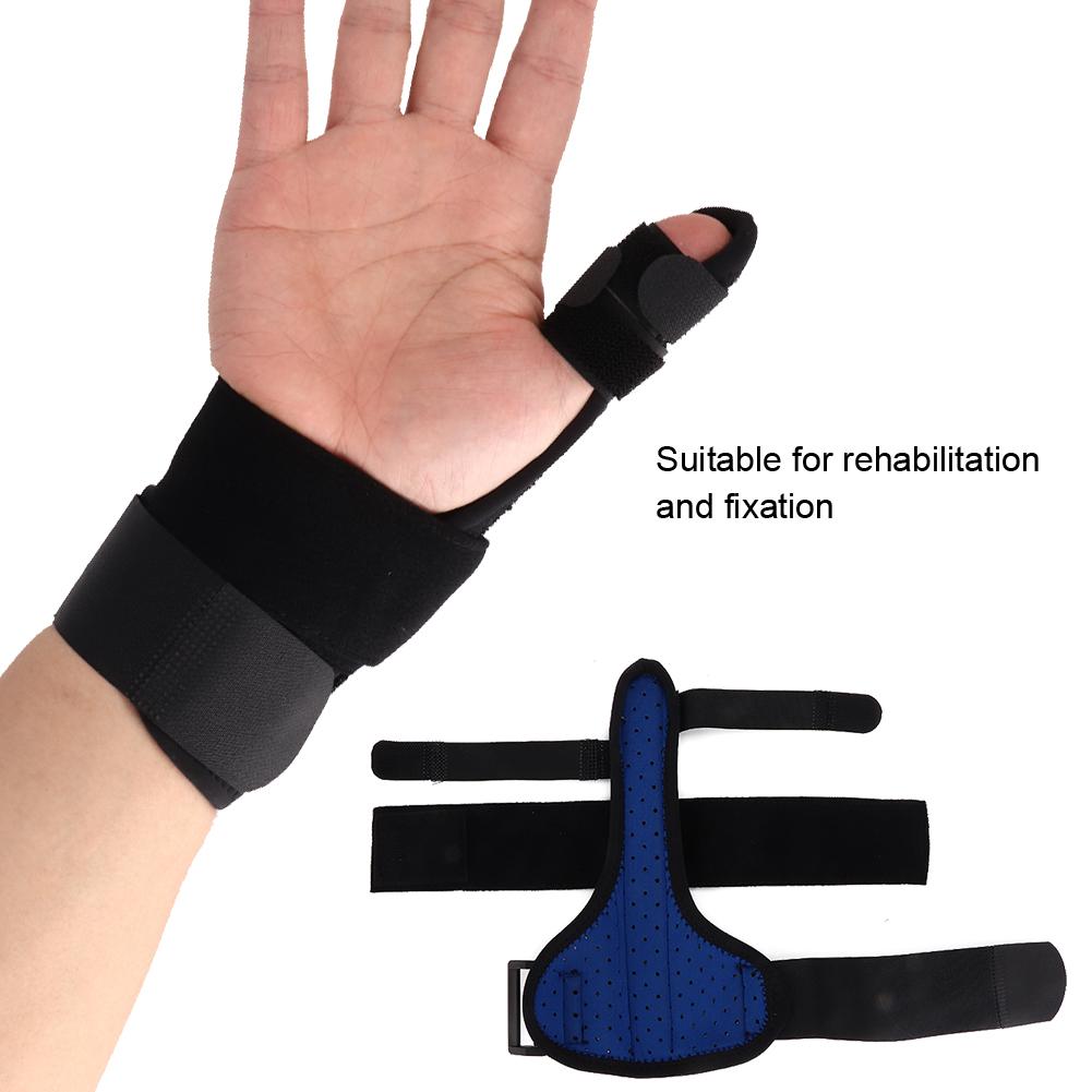 Andningsbar Elastisk Justerbar Fingerskena Stöd Fixering Frakturskydd för Varje FingerS