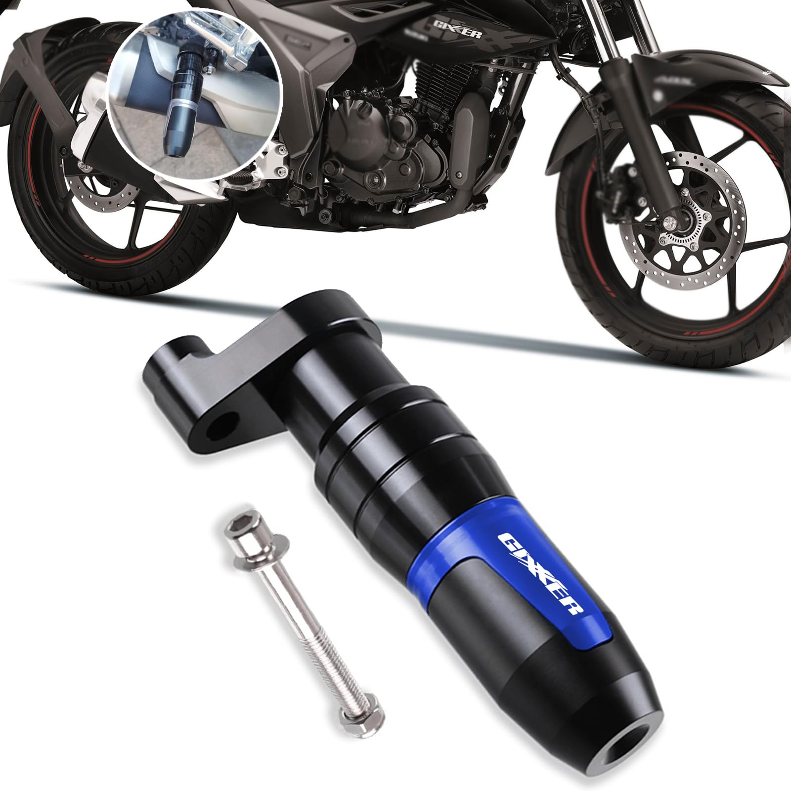 

KAGEFUNE For Jixer Gixxer SF 155 Jixxer Gixxer 150 Gixxer 250 2025 Muffler Protector