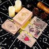 Rose Gold Foil Tarot Cards - Waterproof PVC, High-Quality Print, Board Game Set.