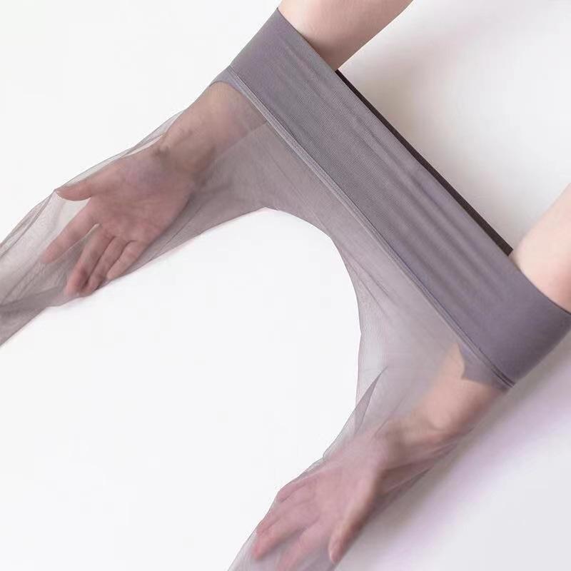 

Женские колготки Бесшовные колготки Ультратонкие нейлоновые колготки Прозрачные чулки до пальцев Женские сексуальные колготки Прозрачные one size серый