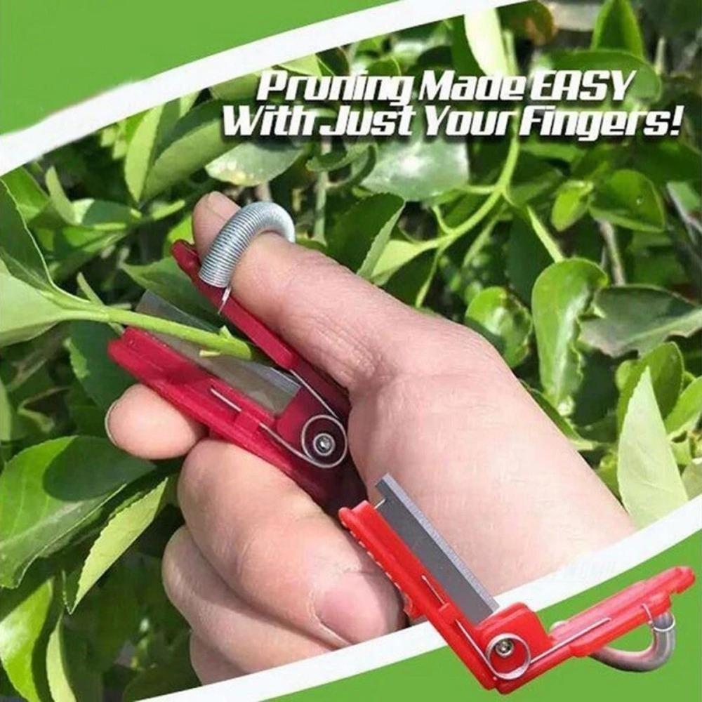 3 Stück Gemüse-Daumenmesser Gemüse-Früchte-Finger-Messer Trenner Pflückwerkzeuge Bauernhof Garten Obstgarten Sicheres Ernte-Pflückgerät