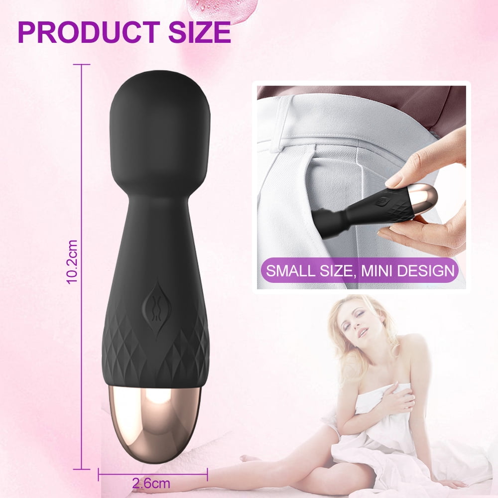 Rechargeable Mini Vibrator for Women Pleasure Clitoris Stimulator Massager with 10 Vibrating Modes