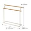 Stable Bathroom Towel Holder Double Bar Towel Drying Rack New Washcloth Hanger  Kitchen