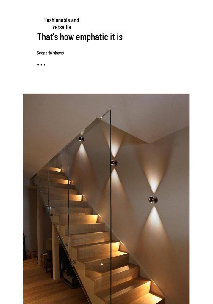 Rotatable Modern Minimalist Wall Lamp for Bedside, Entrance, Hallway, or Staircase
