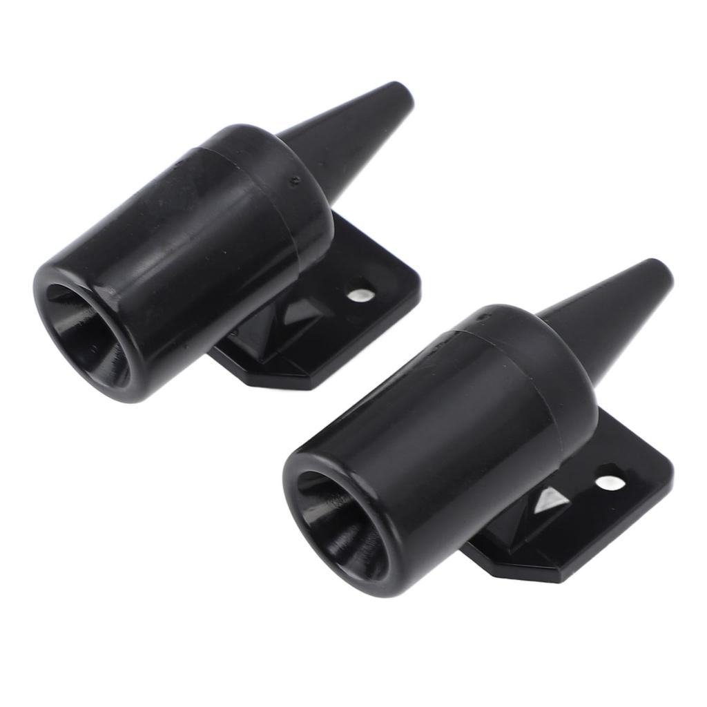 1 Paire Sifflet à Cerf Dispositif d'Avertissement Cerf pour Voitures Camions Véhicules Motos Noir