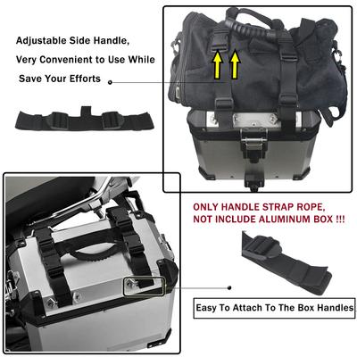 For BMW R1250 R1200GS/ADV LC Universal Side Box Handle Strap Strip R1200 GS F750GS F850GS F800 For Honda CRF1000l Africa Twin