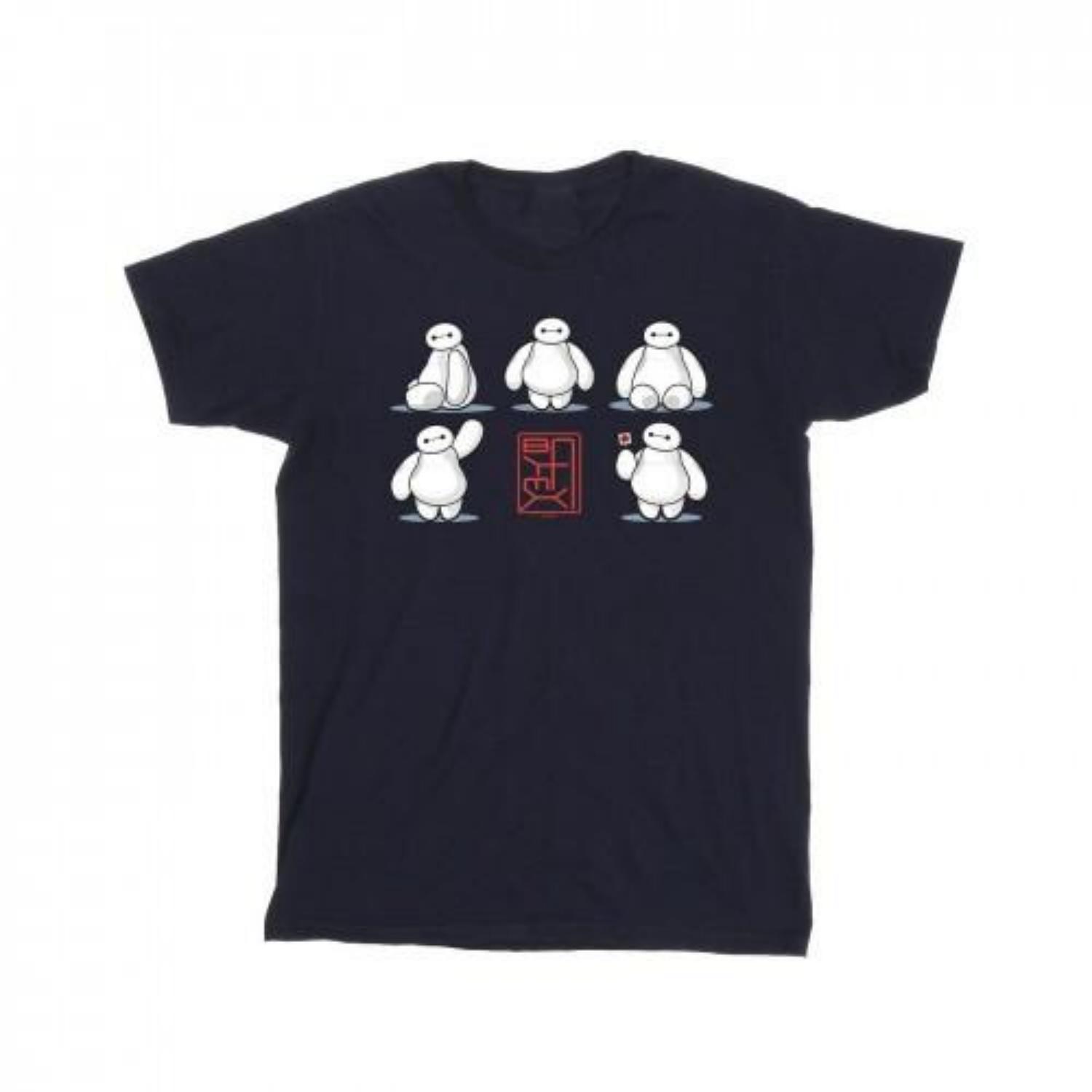 Disney Mens Big Hero 6 Baymax Many Poses T-Shirt XXXXL