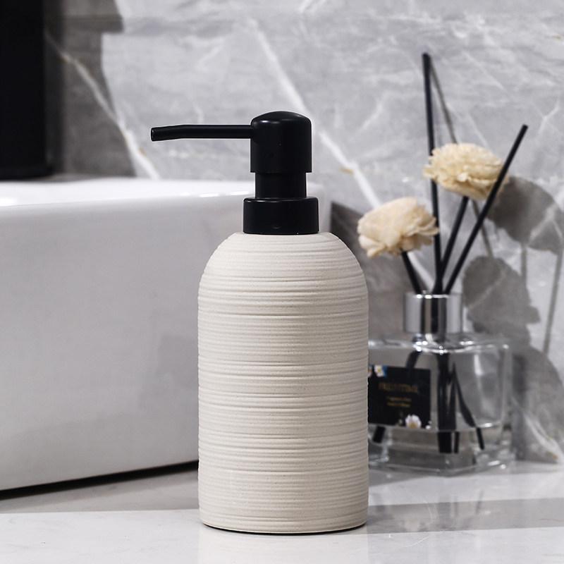 Soap Dispenser Nordic Style Pressed Hand Sanitizer Bottle Creative Hotel Homestay Shampoo and Shower Gel Dispenser Bottle