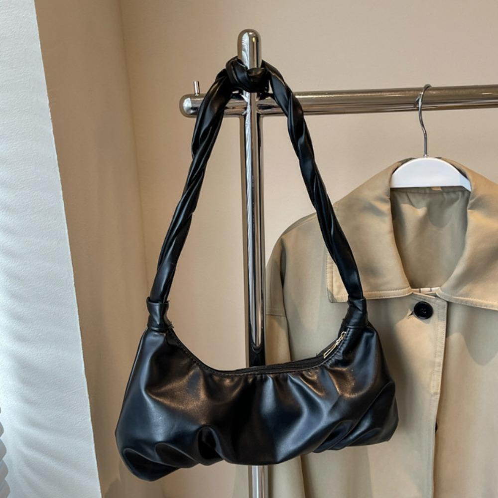 

Elegant Cloud Shoulder Bag Korean Style Underarm Bag Elegant Handbag Travel чёрный