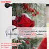 2pcs, plane printing Curtains Digital Printed cardinal Versatile 100% Polyester (without rod) Gifts Use for Bedroom,