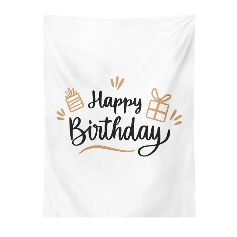 Birthday Party Hanging Cloth Home Wall Decoration Tapestry Office Living Room Tapestry