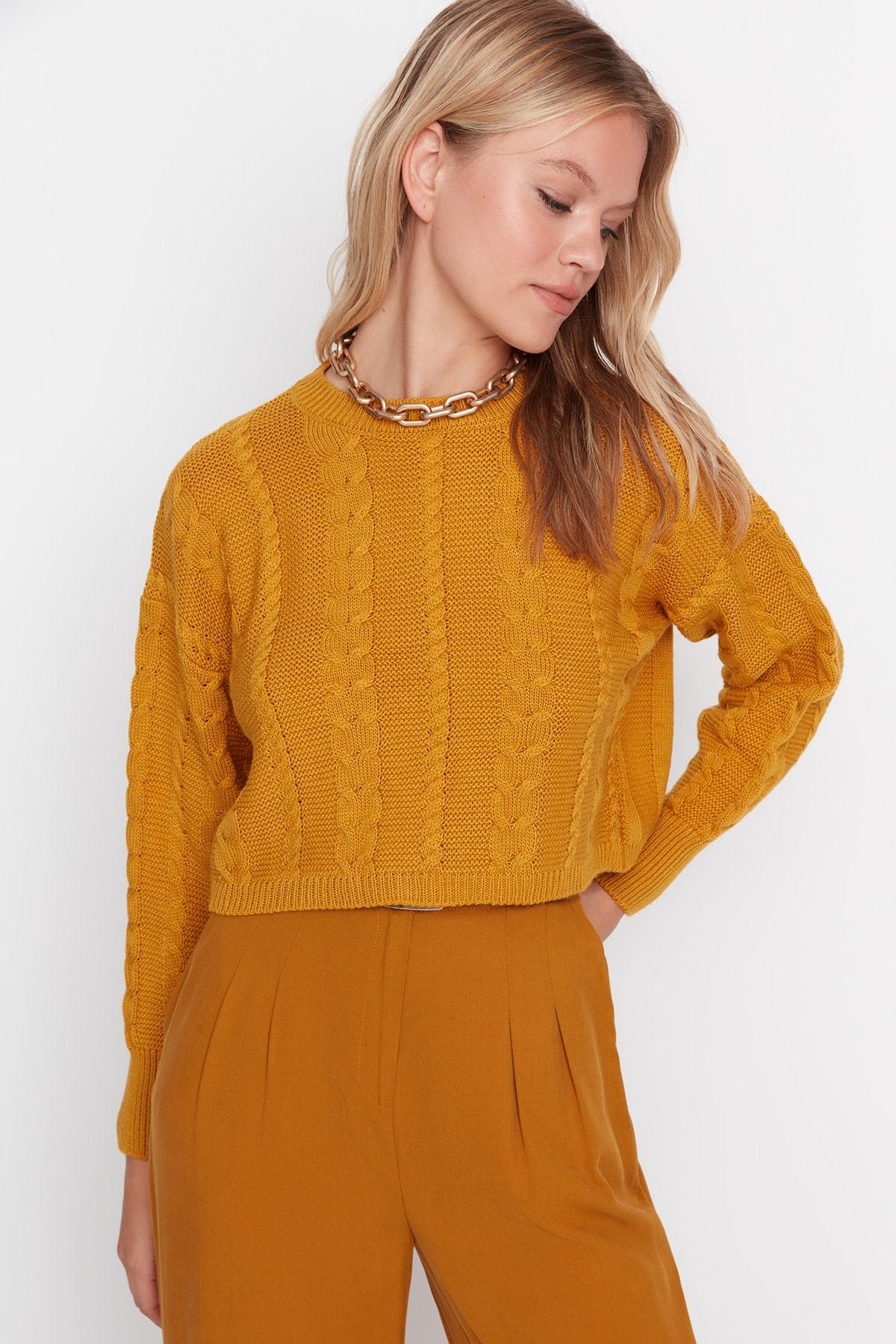 

Свитер - Оранжевый - Классический крой