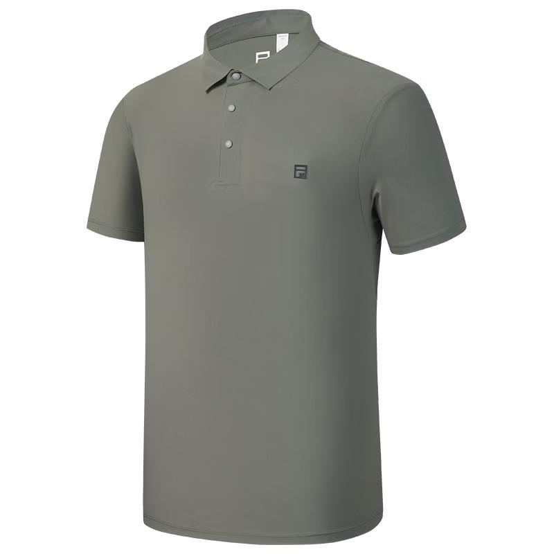 FILA Men s Knit Short Sleeve Polo Shirt L