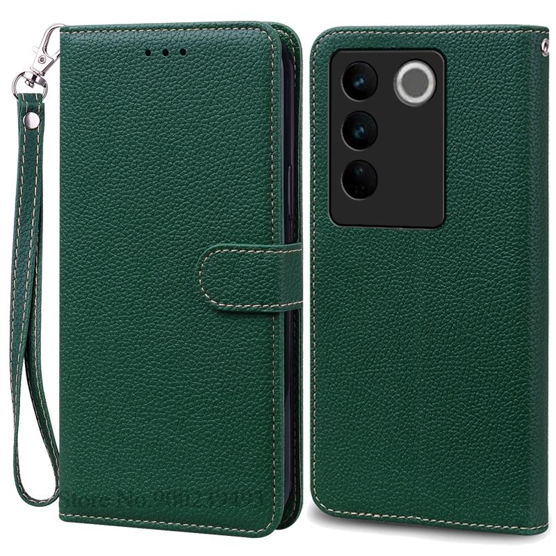 For Vivo V27e 4G Case Wallet Leather Flip Cover For Vivo V27E Case Stand Book Cover For VIVO T2 4G  Case Soft Silicone Fundas