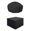 Fire Pit Cover Fire Pit Lid Fireplace Cover Waterproof Sun Protection Firepit Cover Protection for Outdoor Garden Yard Patio