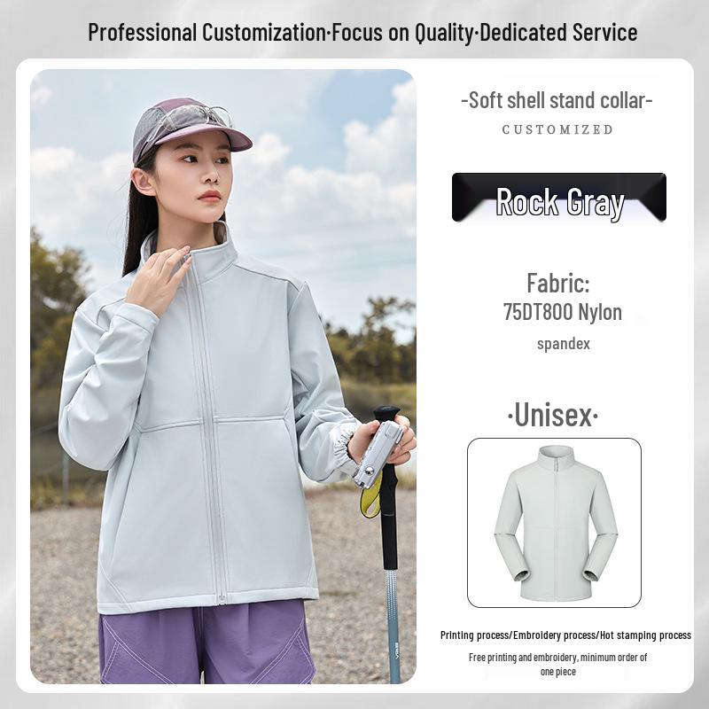 Custom Embroidered Soft Shell Jacket for Corporate & Outdoor Activities L