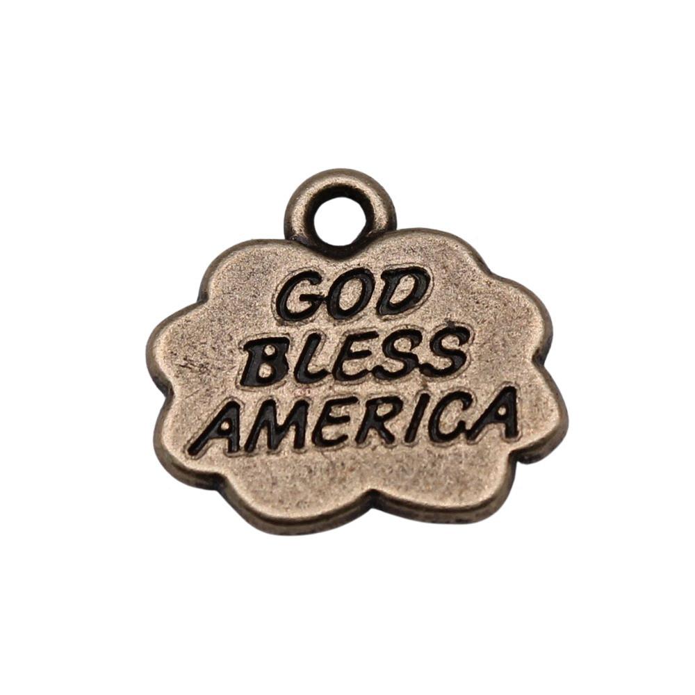 Charms Rectangle Tags Badges Friendship Pendants Minimalist Jewelry Components QC104