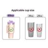 Silicone Water Bottle Leak-Proof Lid with Cell Phone Stand Tumbler Lid Reusable Tumbler Cover for Stanley 40oz Accessories