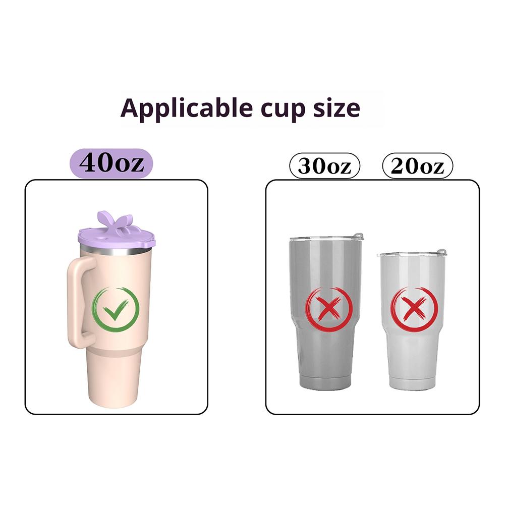 Silicone Water Bottle Leak-Proof Lid with Cell Phone Stand Tumbler Lid Reusable Tumbler Cover for Stanley 40oz Accessories