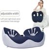 Seat Cushion,Orthopedic Memory Foam Prostate Cushion for Tailbone Sciaticaback Pain Relief Comfort Chair Car Seat(Black)