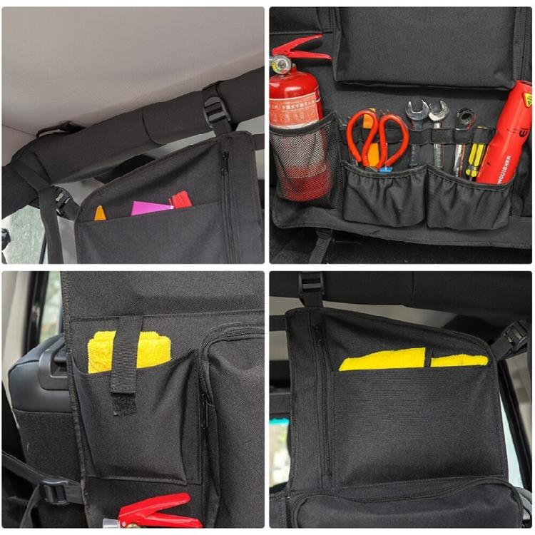 Rear Seat Trunk Cargo Organizer Management System Suitable For JK Nonslip Mesh Storage Bag Quick Installation Accessory
