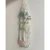 Summer Bling Phone Strap Lanyard  Pigeon Bead DIY Key Chain Pendant For iPhone 13Mini Vivo Oppo Books Cute Flower Case