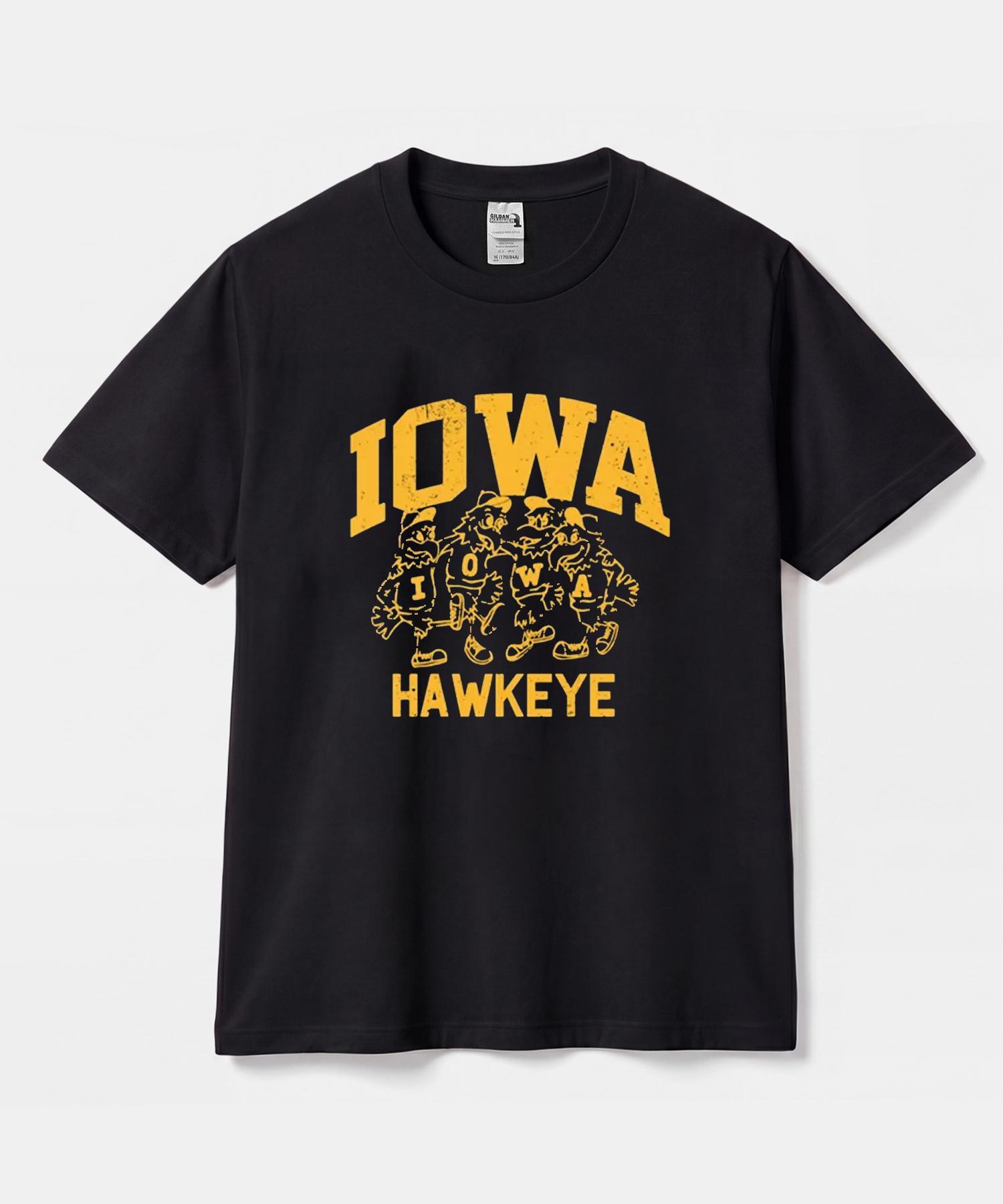 Gildan Gildan X American Collection Iowa T-Shirt Black/Xxl