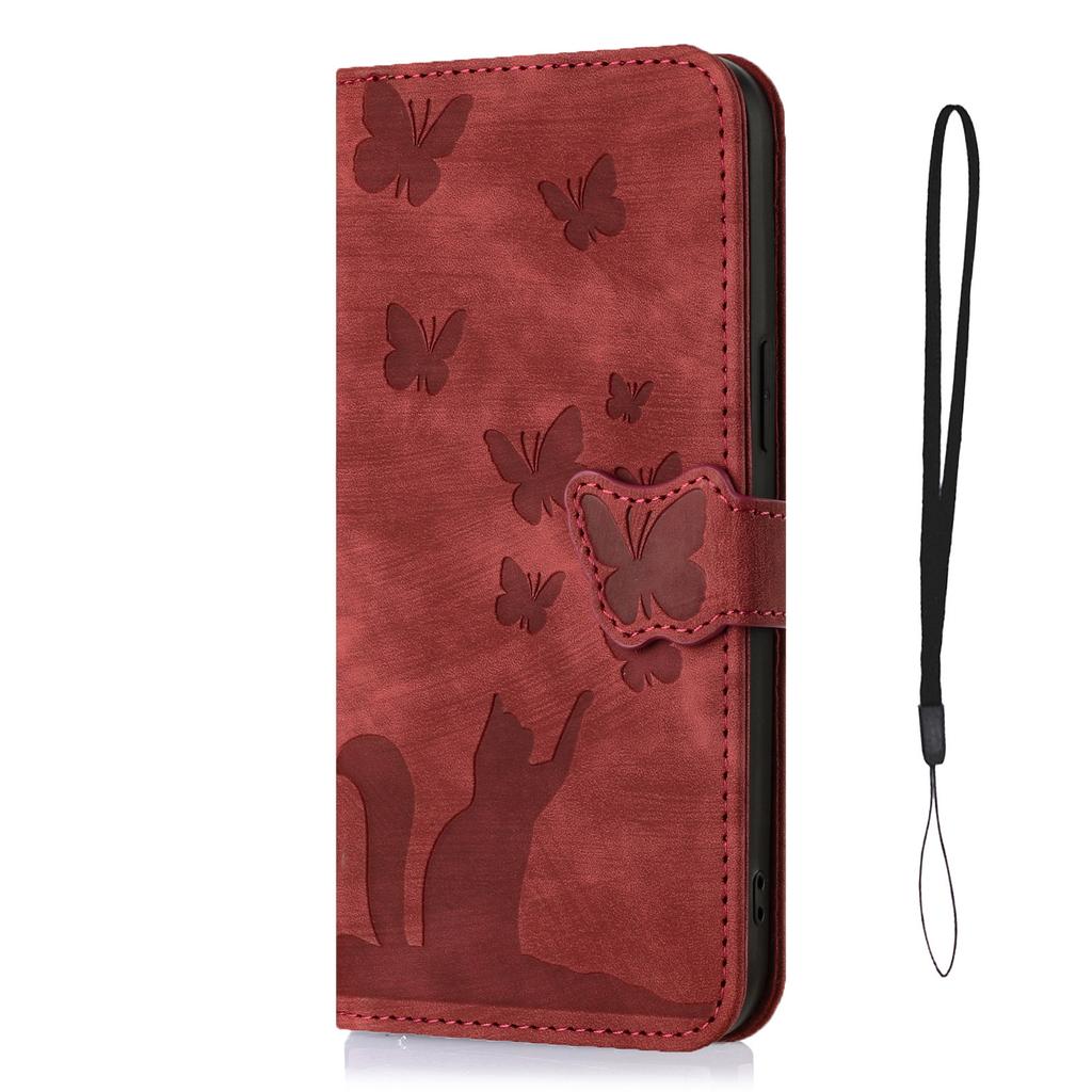 Animals Cat Leather Phone Wallet Case Book For Samsung Galaxy S25 Edge S24 S23 S22 Ultra S21 Plus S20 FE A16 A56 Card Flip Cover