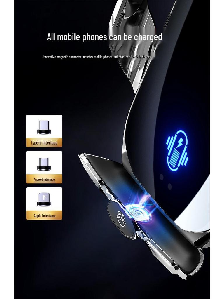 Magic Clip A2 Wireless Charging Car Phone Holder & Magnetic Mount