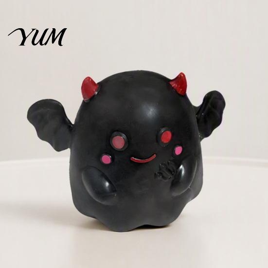 Focus Improvement Tools Halloween Ghost Squeeze Toy, Angel Demon Stress Relief Hand Grip Exercise Toys Slow Rebound Ball Fidget Party Favors Gadgets