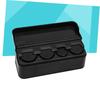 VILLFUL Box Coin Storage Case Car Coin Holder Car Coin Holder Storage Organizer with Drawer Coin Organizer Black