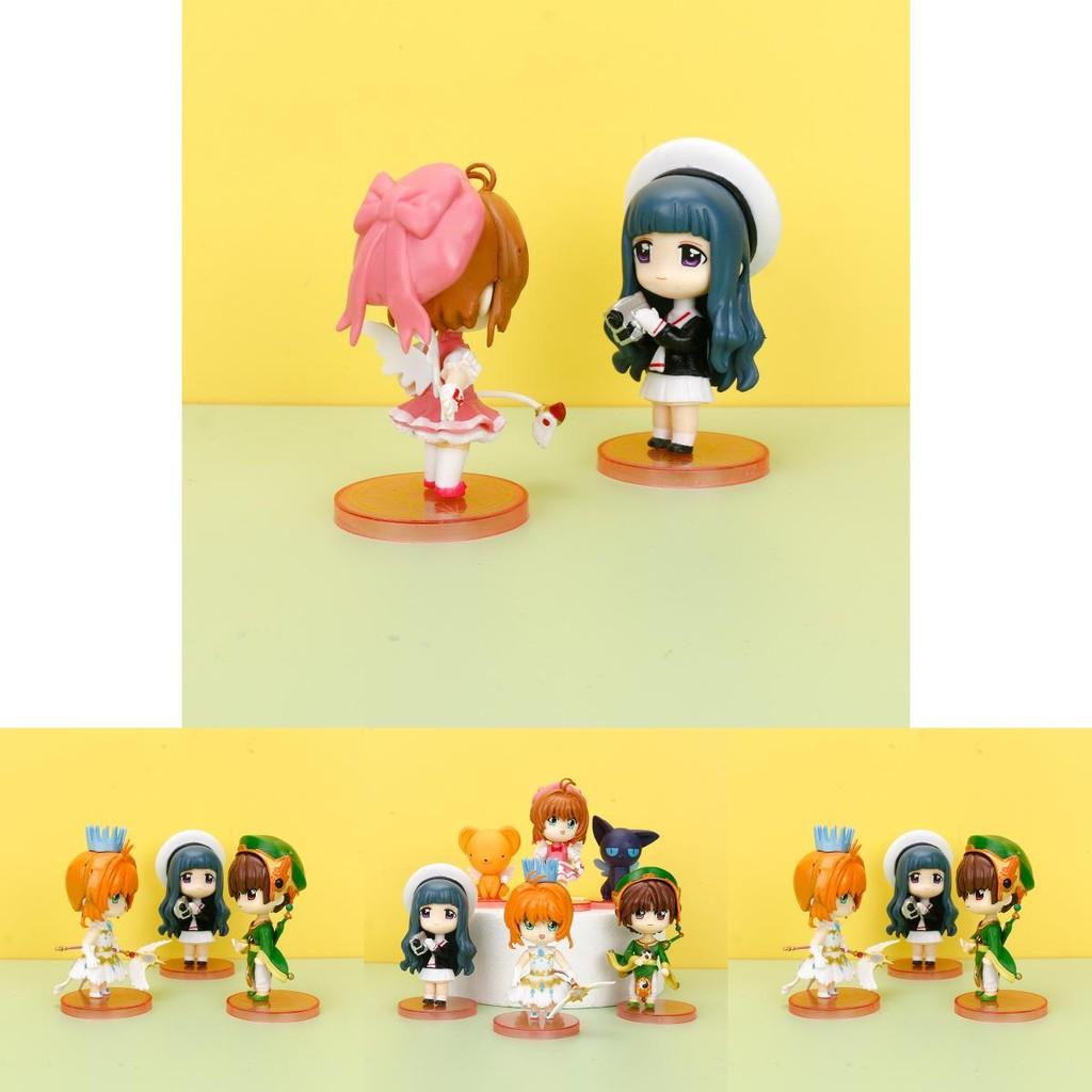 Delightful Pvc Cardcaptor Sakura Anime Figures For Cake Decoration With Six Stylish Options