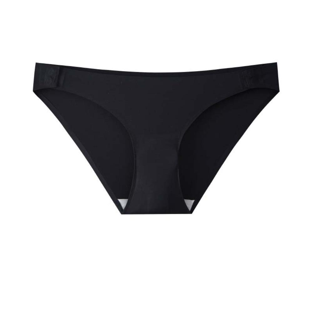 with Side Buckle Women Anti-embarrassment Briefs Underpants Sports Yoga Panties  Summer S 40-50kg чёрный