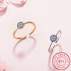 New Promotion Anel Masculino Ring Evil of Eye Ring 925 Sterling Open Ring Evil of Eyes Sliver Adjustable Finger For Women