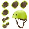 Vendita Diretta dalla Fabbrica Casco da Skateboard 7-in-1 Certificato CE EN1078 e Set di Ginocchiere, Gomitiere, Polsiniere per Bambini Protezioni