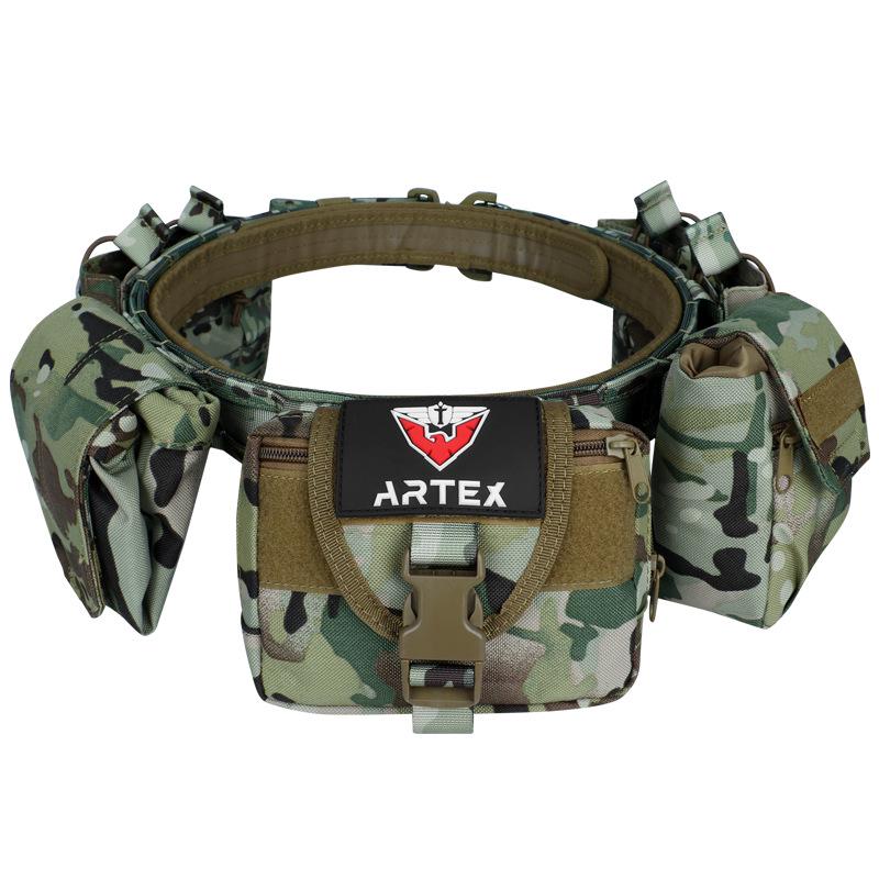 Cross-border Outdoor Tactical Belt with Quick Release Cobra Buckle - Multi-functional Nylon Design One Size