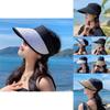 Summer Foldable Sun Hat With Breathable Straw And Stylish Design For Women