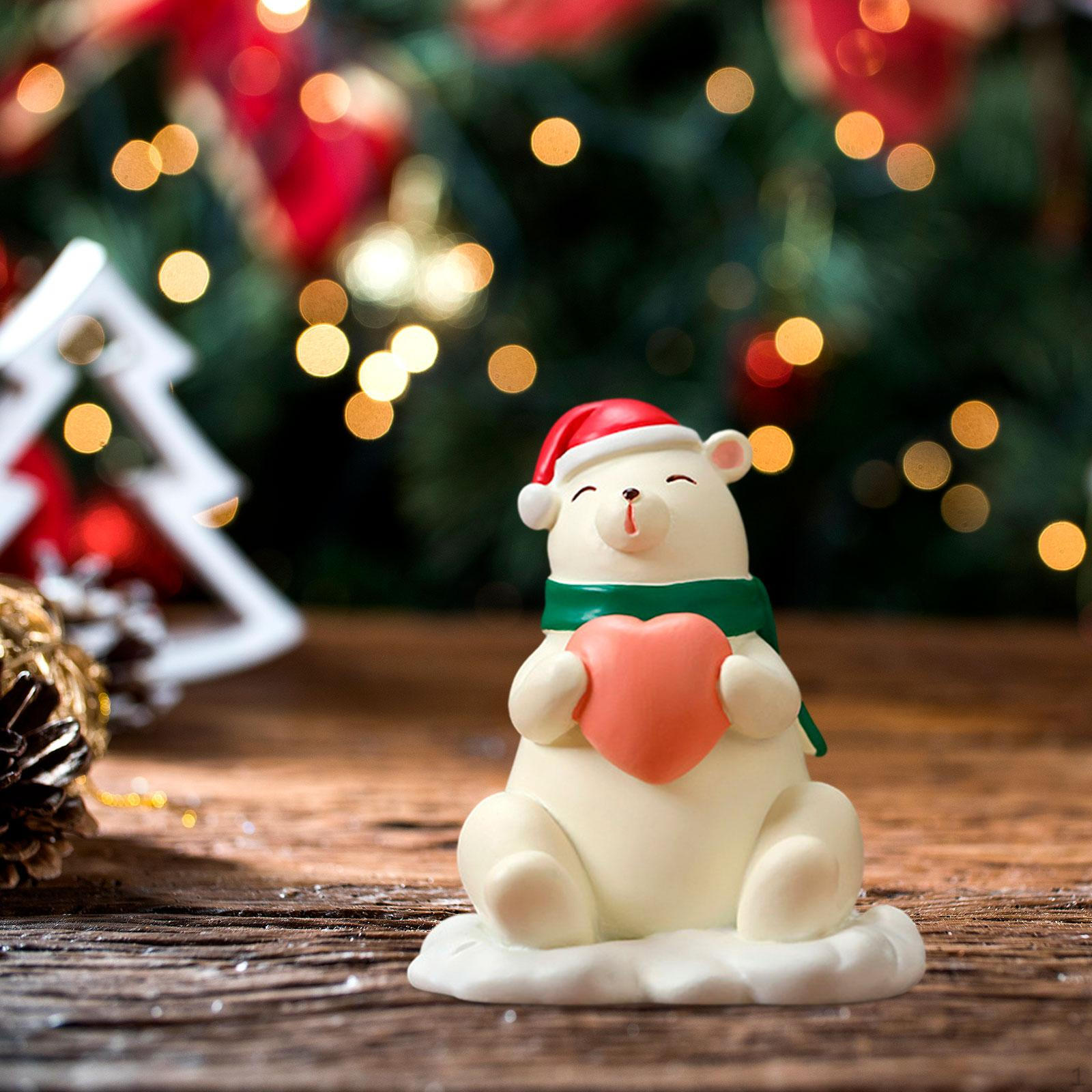 

Рождественская елка Статуэтка Смоляные Украшения Мини Украшения bear