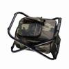 Portable Ice Chair Cooling Seat Ice Stool  Foldable Insulated Ice Pack Stool with Dual shoulder Straps  Perfect for