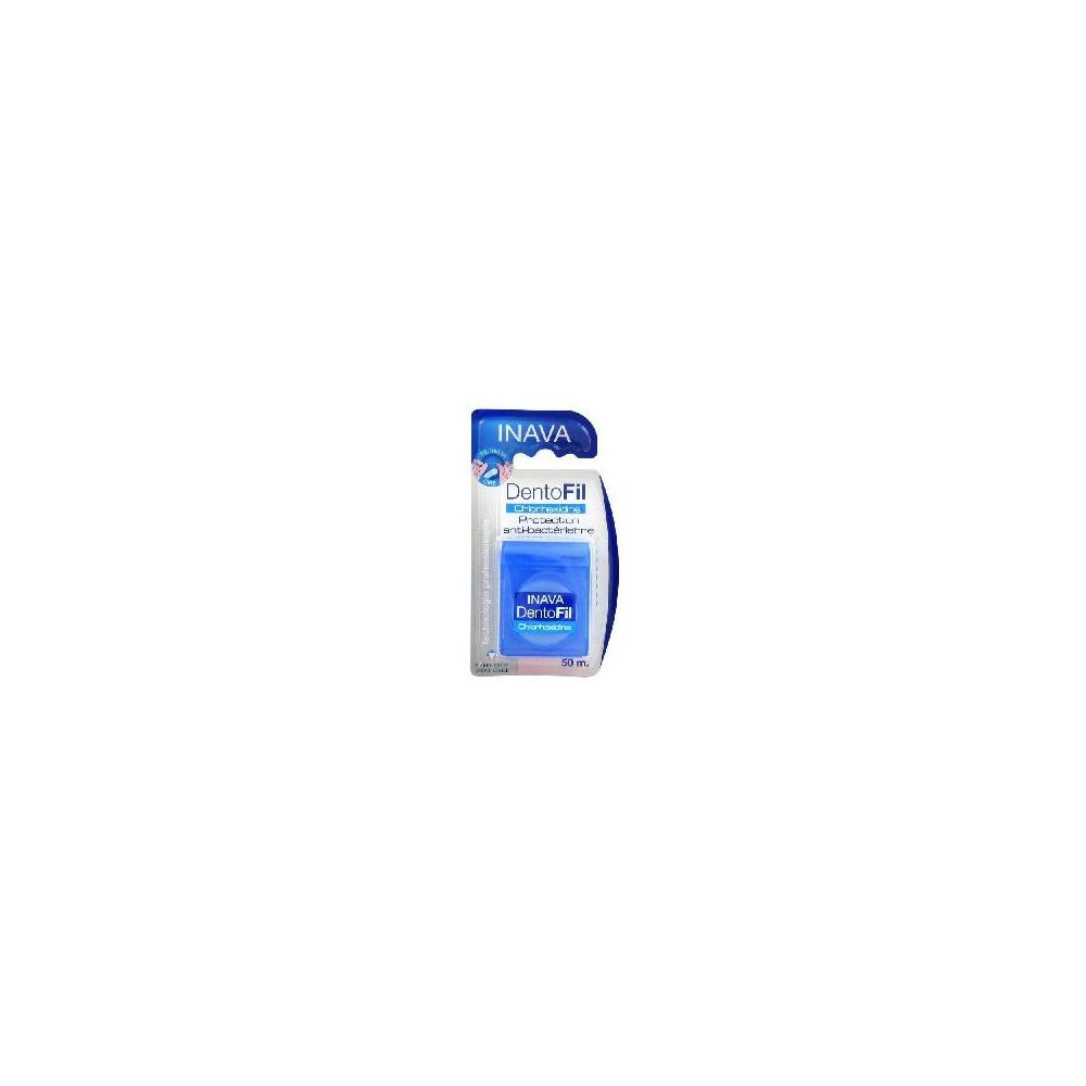 

Зубная нить Inava Dentofil с хлоргексидином 50 м