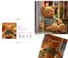Teddy Bear Doll Dressing Bear Plush Toy Cute Stuffed Animal Holiday Gift (30cm) Suitable for Ages 6+