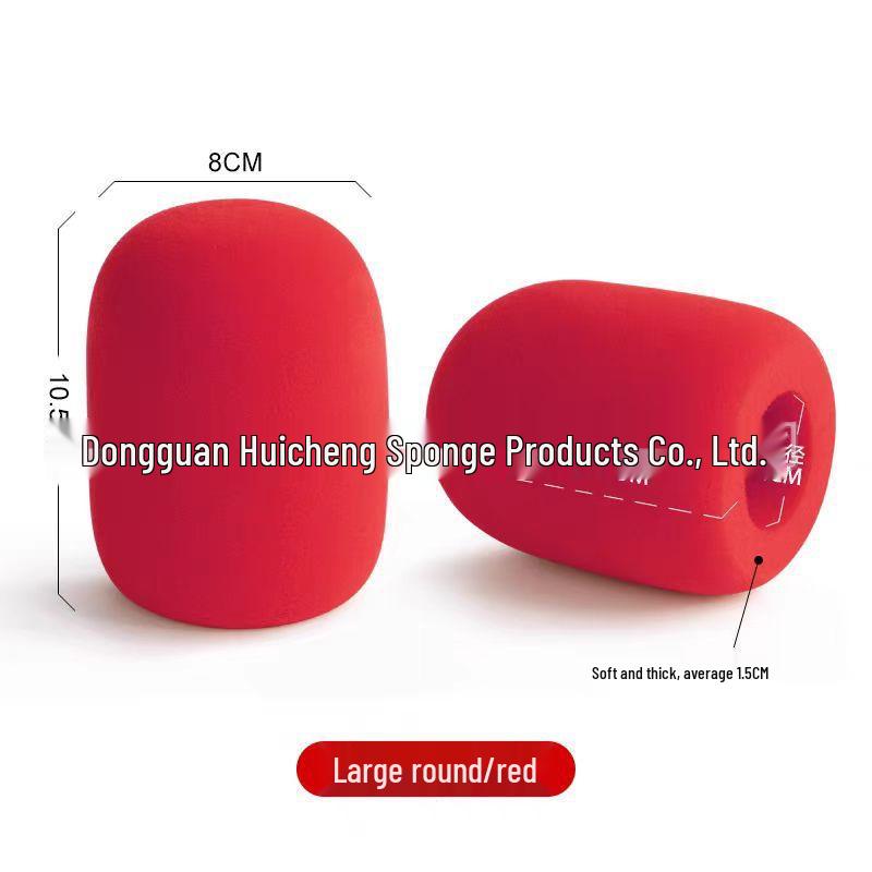Thickened Triangle Foam Microphone Windscreen - Anti-Pop Protection for Stage and Home Use